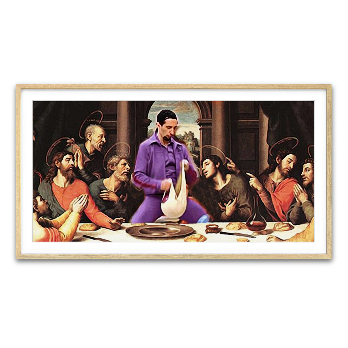 Framed Print 2x1 Natural