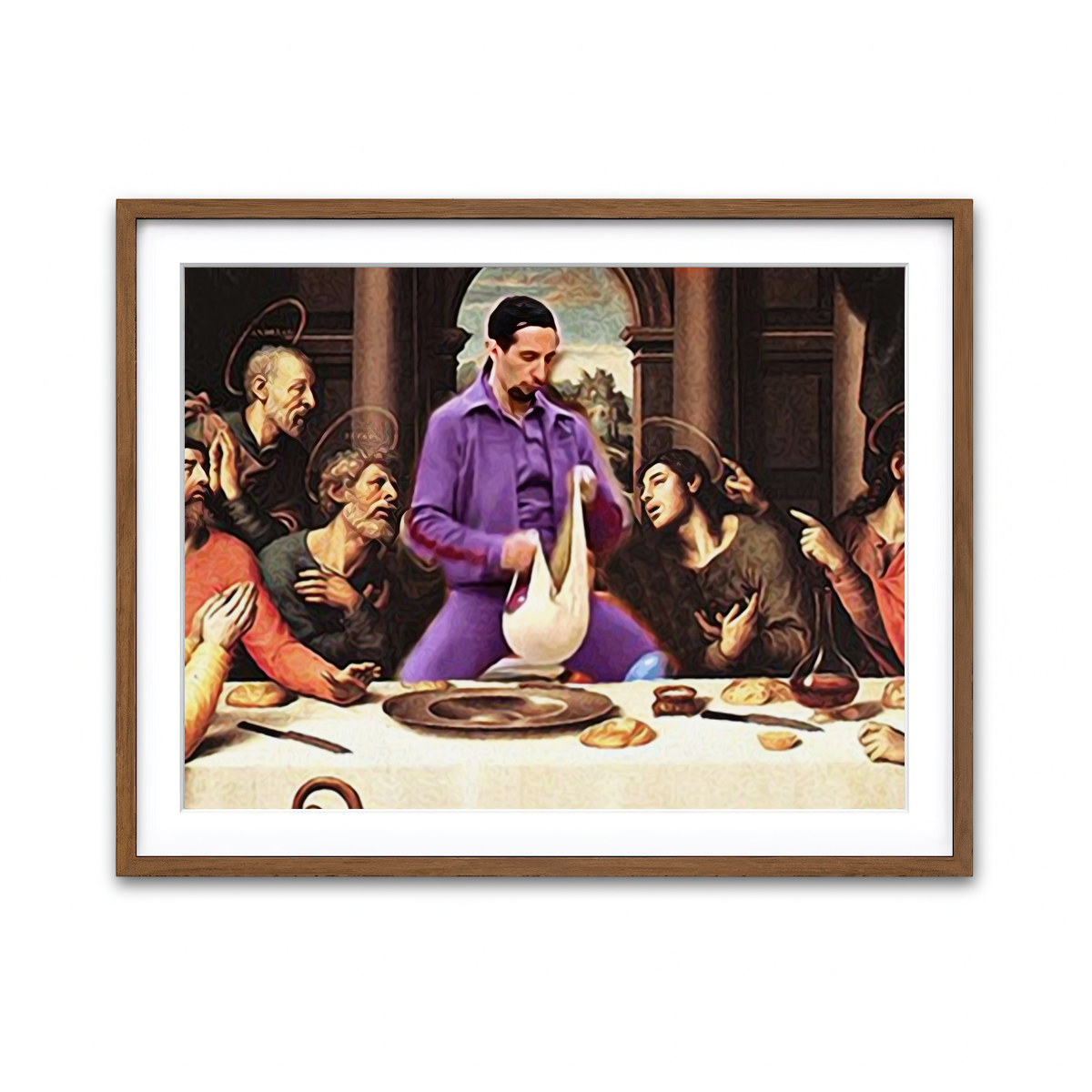 Framed Print 4x3 Walnut