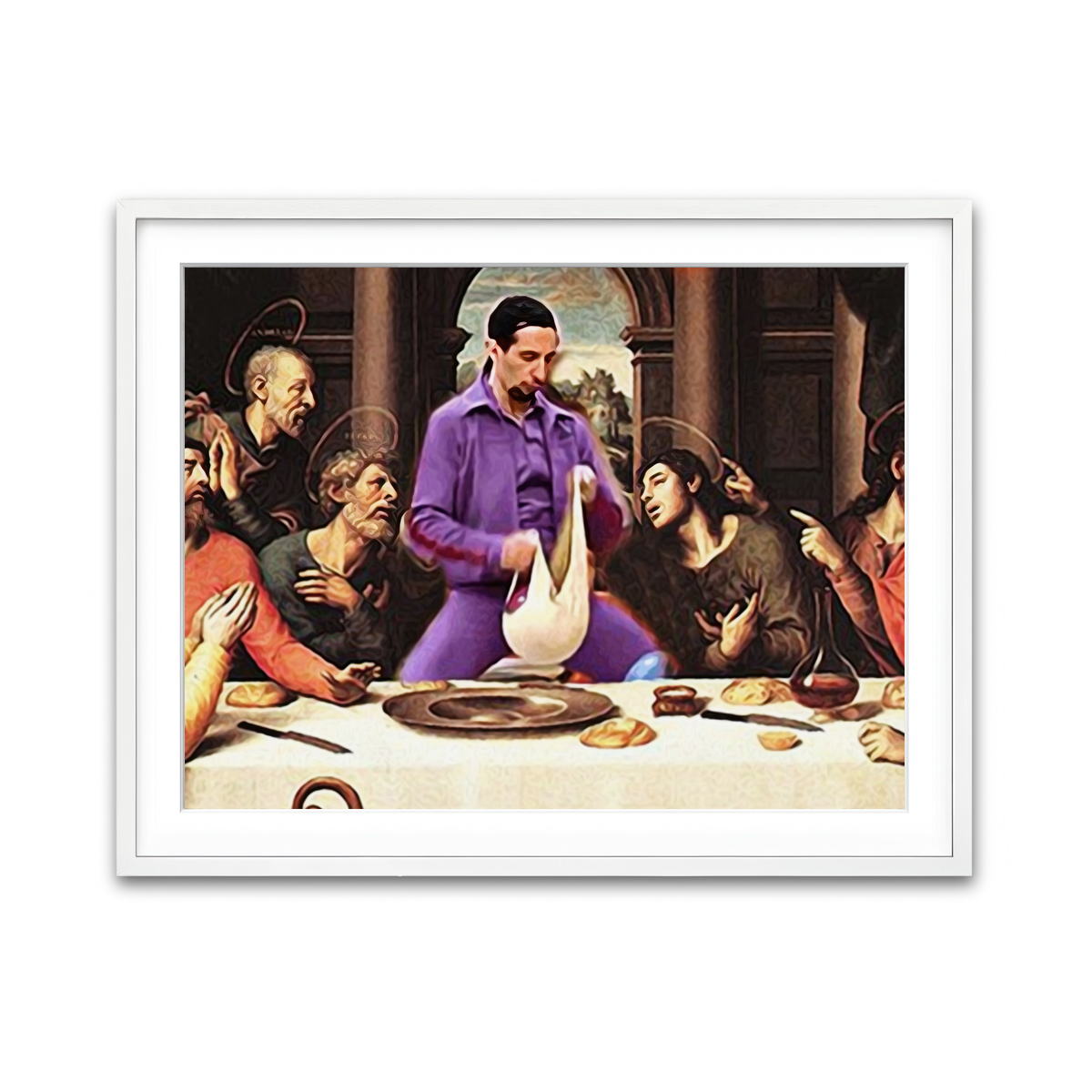 Framed Print 4x3 White