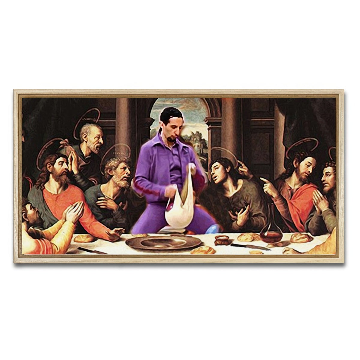 AUTO-MOCKUP WHITE | jesus quintana | 1 Piece | Natural Framed Canvas | group=2x1