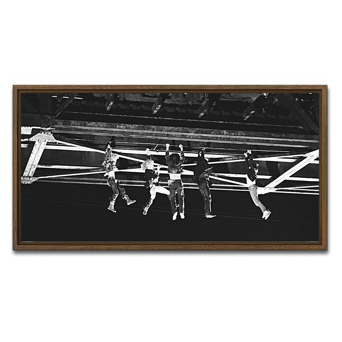 AUTO-MOCKUP WHITE | lost boys | 1 Piece | Walnut Framed Canvas | group=2x1