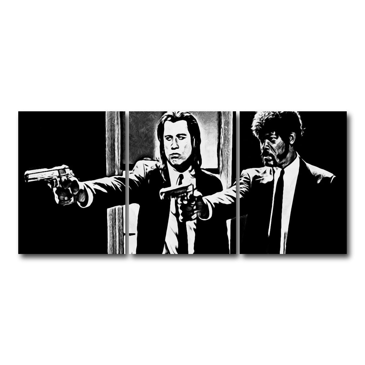 AUTO-MOCKUP WHITE | pulp fiction | 3 Piece | Gallery Wrap Canvas | group=18x24