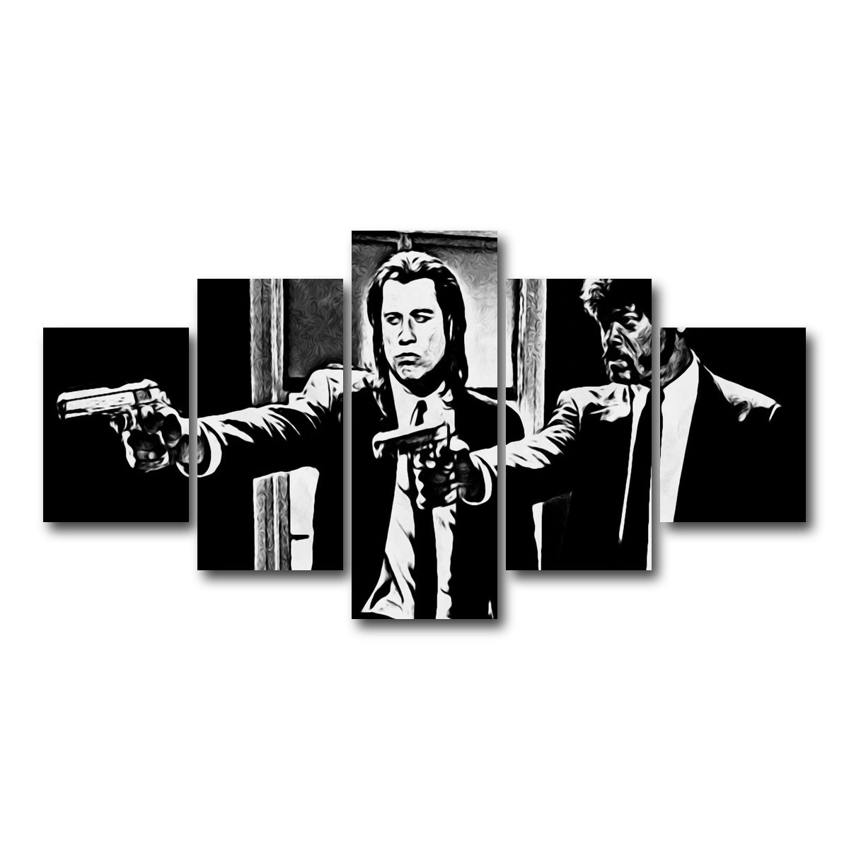 AUTO-MOCKUP WHITE | pulp fiction | 5 Piece | Gallery Wrap Canvas | group=5_short