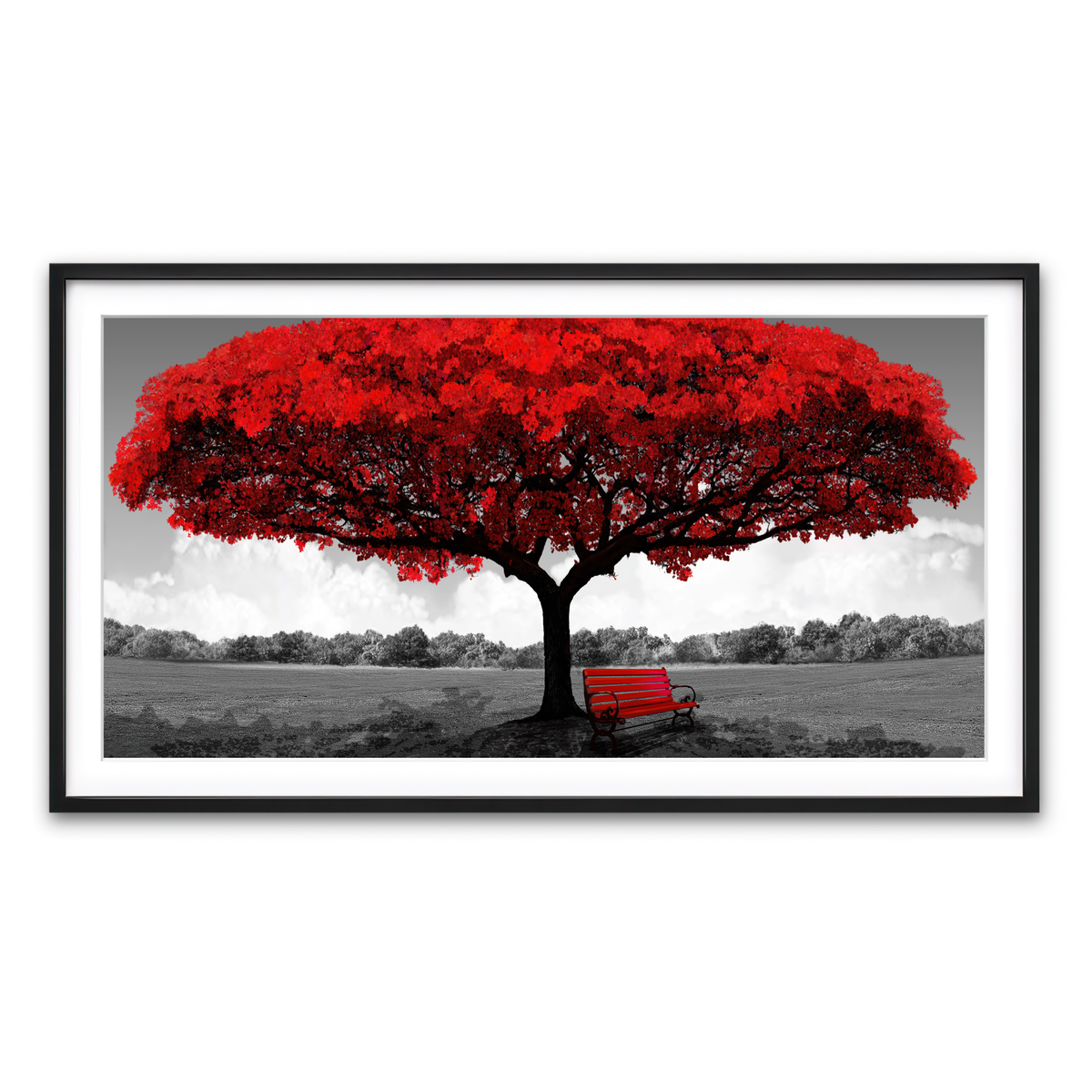 Framed Print 2x1 Black