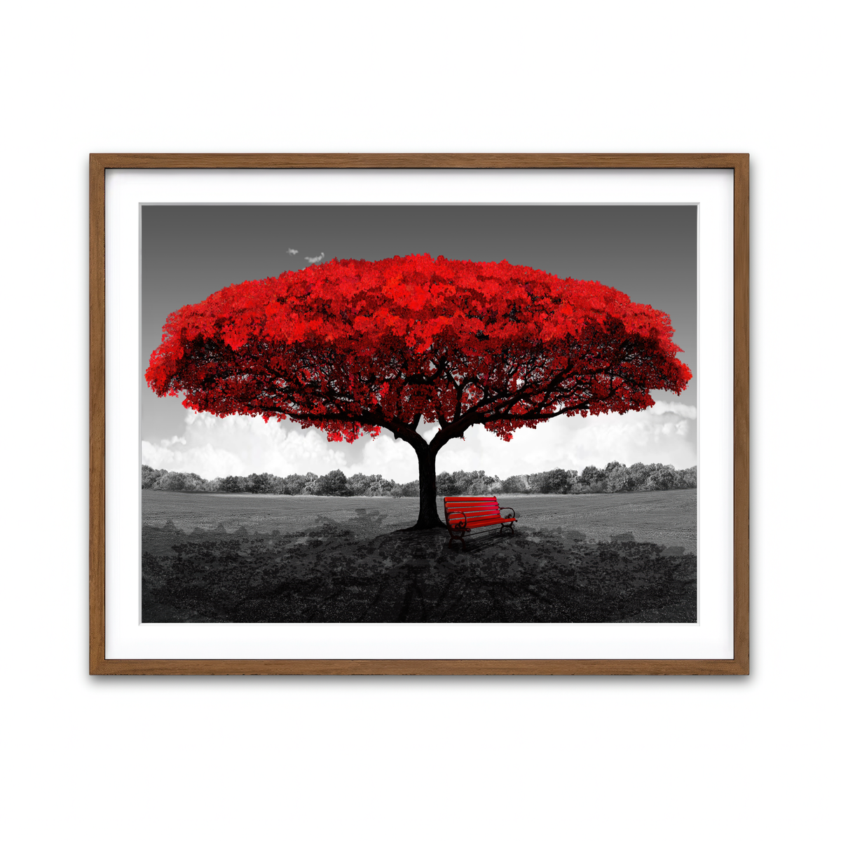 Framed Print 4x3 Walnut