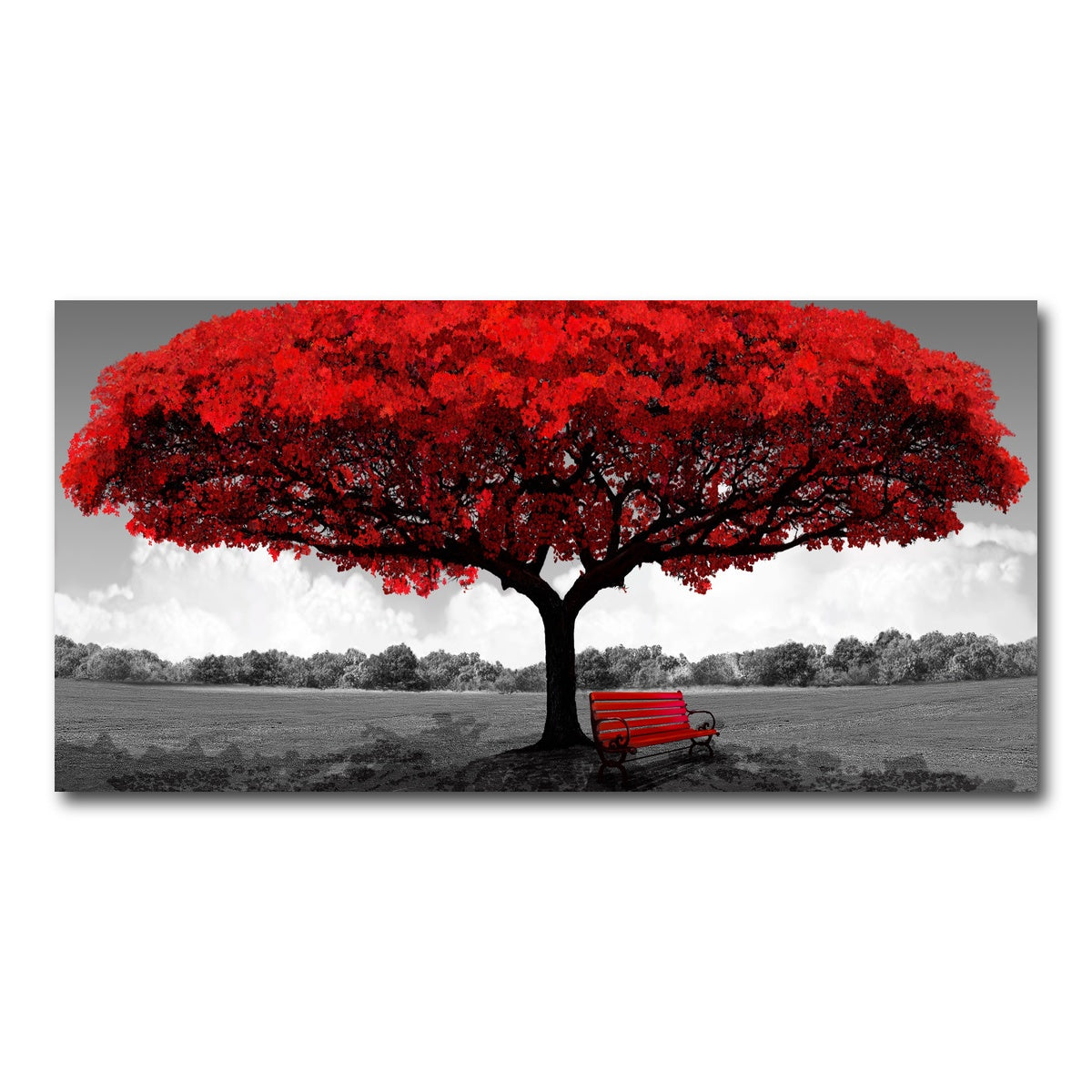 AUTO-MOCKUP WHITE | red tree | 1 Piece | Gallery Wrap Canvas | group=2x1