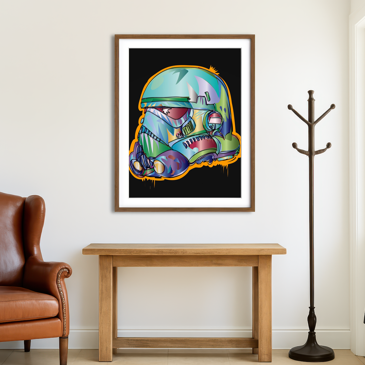 AUTO-MOCKUP ROOM | Stormtrooper Wall Art