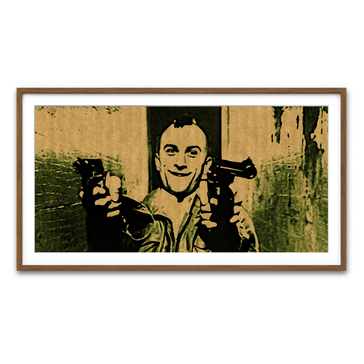 Framed Print 2x1 Walnut