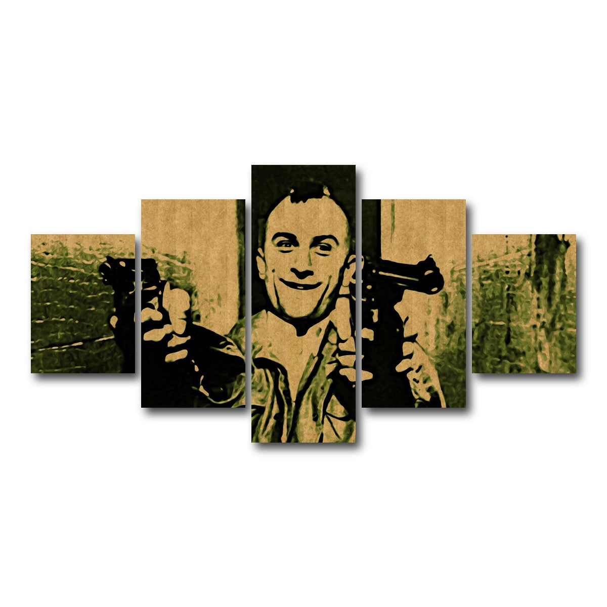 AUTO-MOCKUP WHITE | taxi driver | 5 Piece | Gallery Wrap Canvas | group=5_short