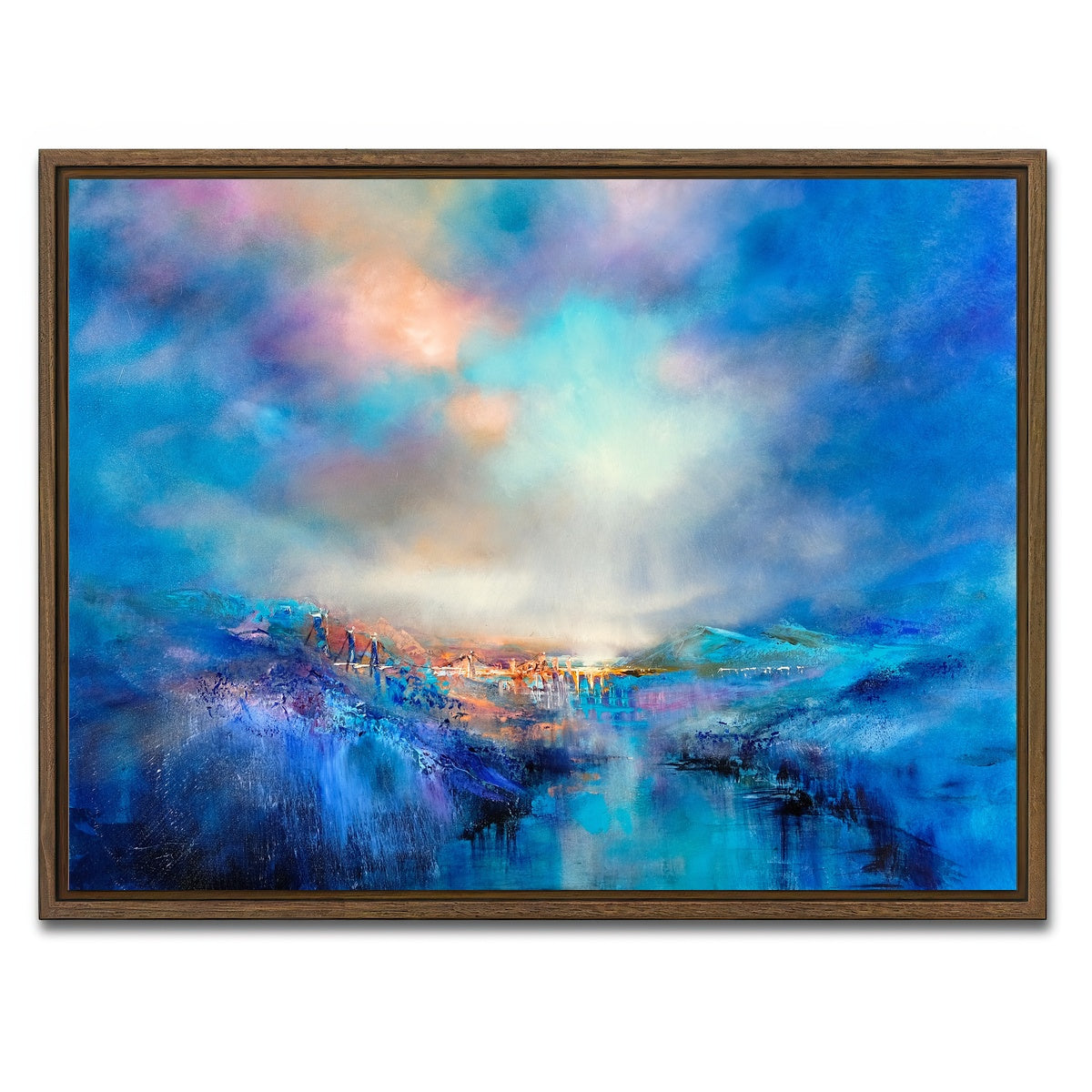 AUTO-MOCKUP WHITE | uberBrucken | 1 Piece | Walnut Framed Canvas | group=4x3