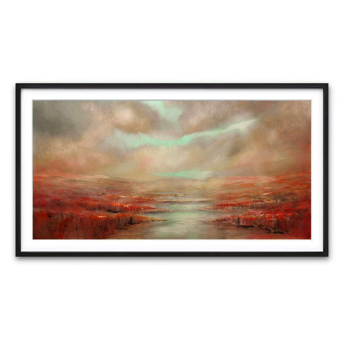 Framed Print 2x1 Black