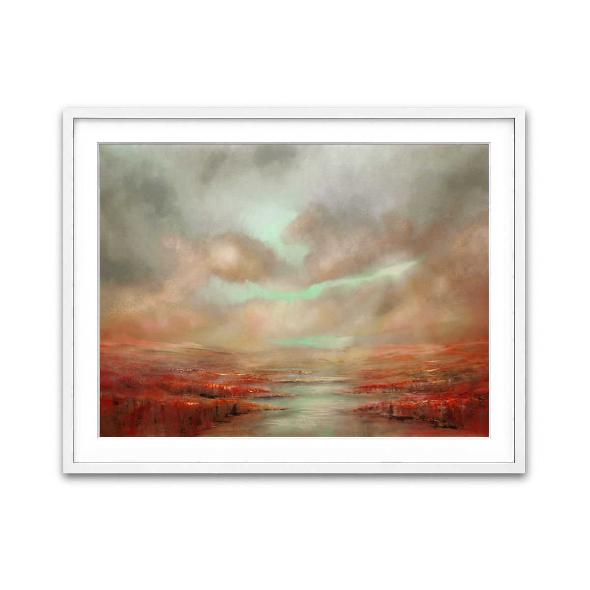 Framed Print 4x3 White