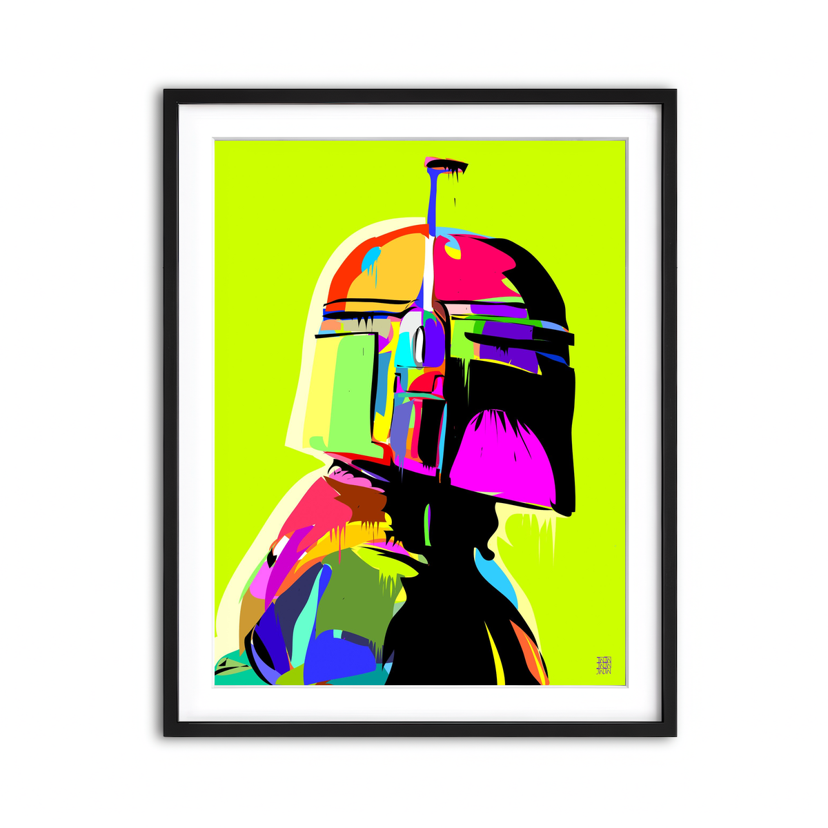 Framed Print 3x4 Black