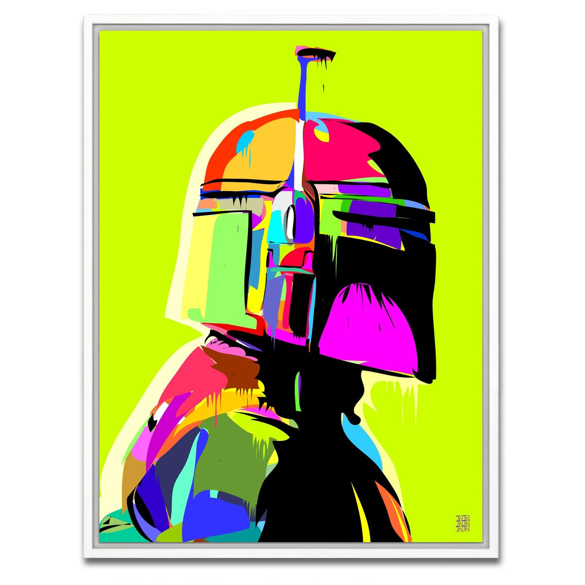 AUTO-MOCKUP WHITE | young boba | 1 Piece | White Framed Canvas | group=3x4