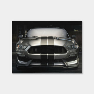 AUTO-MOCKUP WHITE | 2018 Shelby GT350 | 1 Piece | Gallery Wrap Canvas | group=4x3