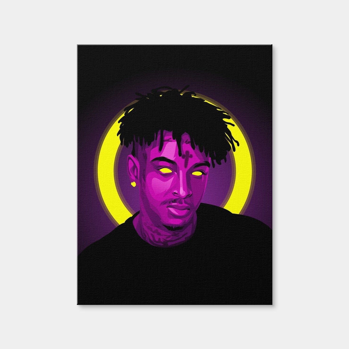 AUTO-MOCKUP WHITE | 21 Savage | 1 Piece | Gallery Wrap Canvas | group=3x4