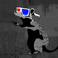 3D rat Wall Art