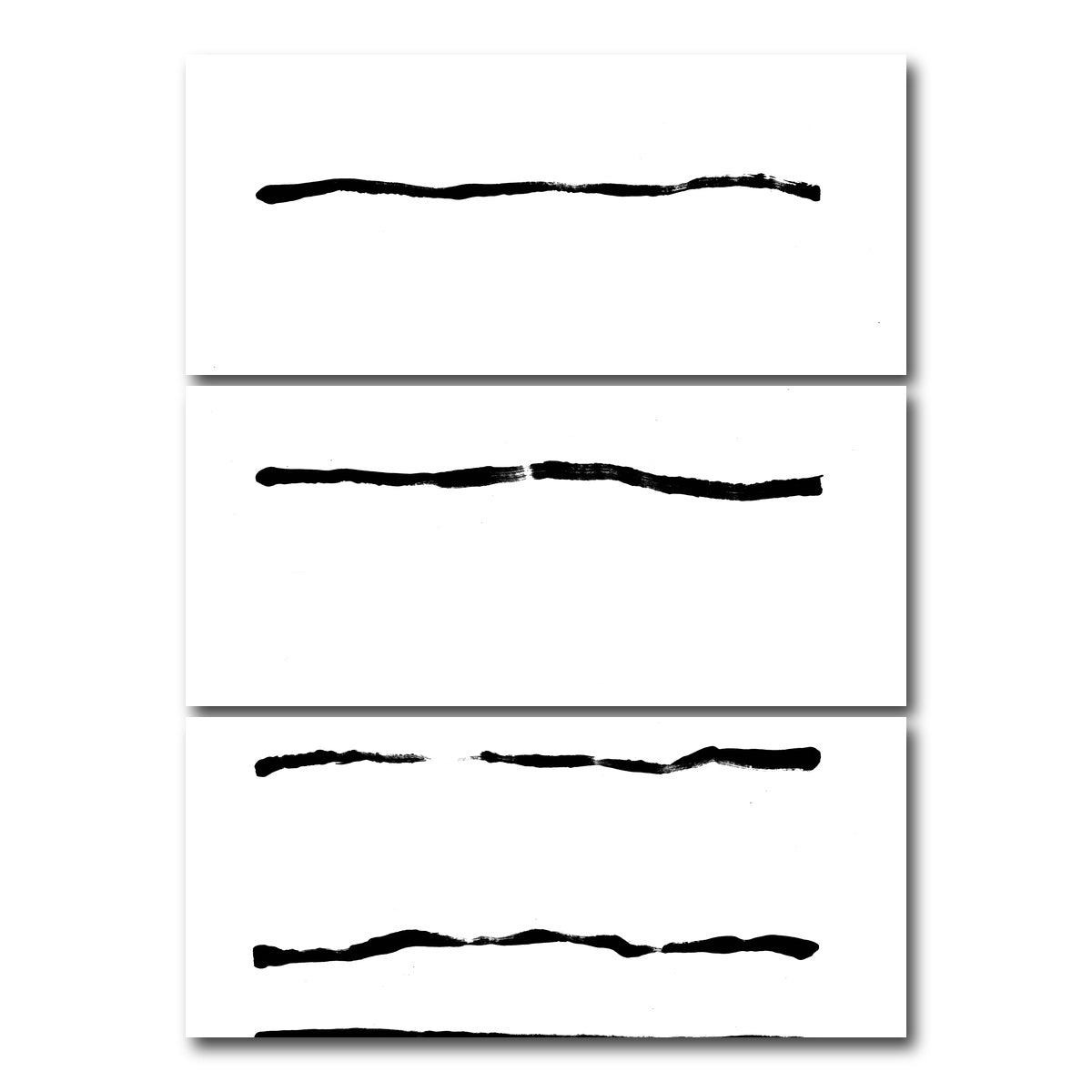 AUTO-MOCKUP WHITE | 5 Lines | 3 Piece | Gallery Wrapped | group=8x18_stacked