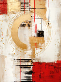 ABSTRACT ART Atmospheric excitement Wall Art