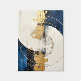 AUTO-MOCKUP WHITE | ABSTRACT ART Blazing Sun | 1 Piece | Gallery Wrap Canvas | group=3x4