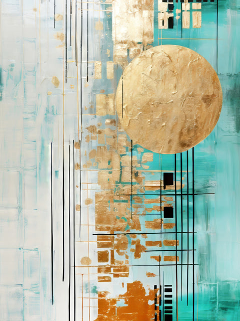 ABSTRACT ART Bright day Wall Art
