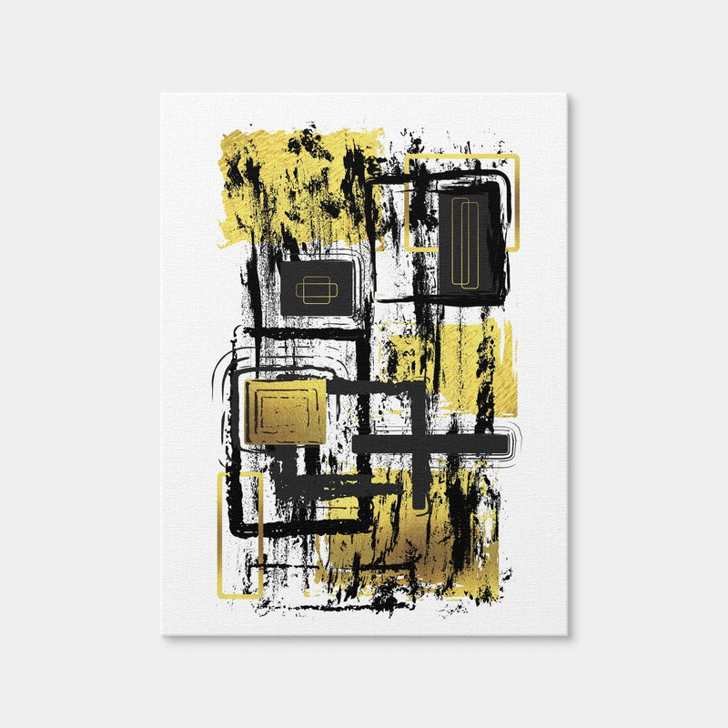 AUTO-MOCKUP WHITE | ABSTRACT ART Construction Plan | 1 Piece | Gallery Wrap Canvas | group=3x4