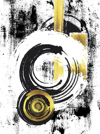 ABSTRACT ART Dynamic shapes Wall Art