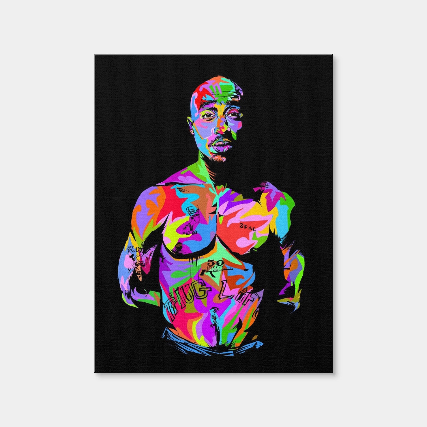AUTO-MOCKUP WHITE | All Eyez | 1 Piece | Gallery Wrap Canvas | group=3x4