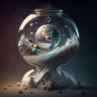 A Moment in Time with our Planet Wall Art