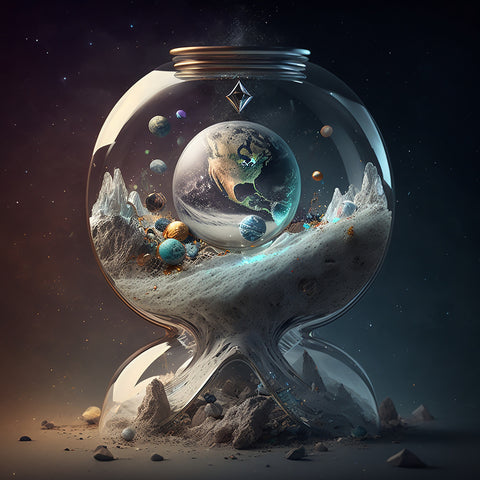 A Moment in Time with our Planet Wall Art