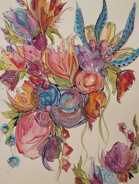 A New Day Floral Wall Art