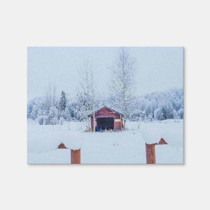 AUTO-MOCKUP WHITE | Abandoned Shed | 1 Piece | Gallery Wrap Canvas | group=4x3