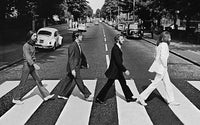 Abbey Road Grayscale Wall Art