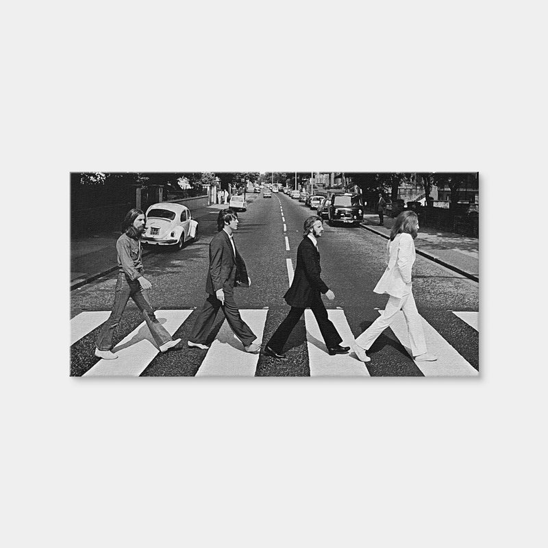 AUTO-MOCKUP WHITE | Abbey Road Grayscale | 1 Piece | Gallery Wrap Canvas | group=2x1