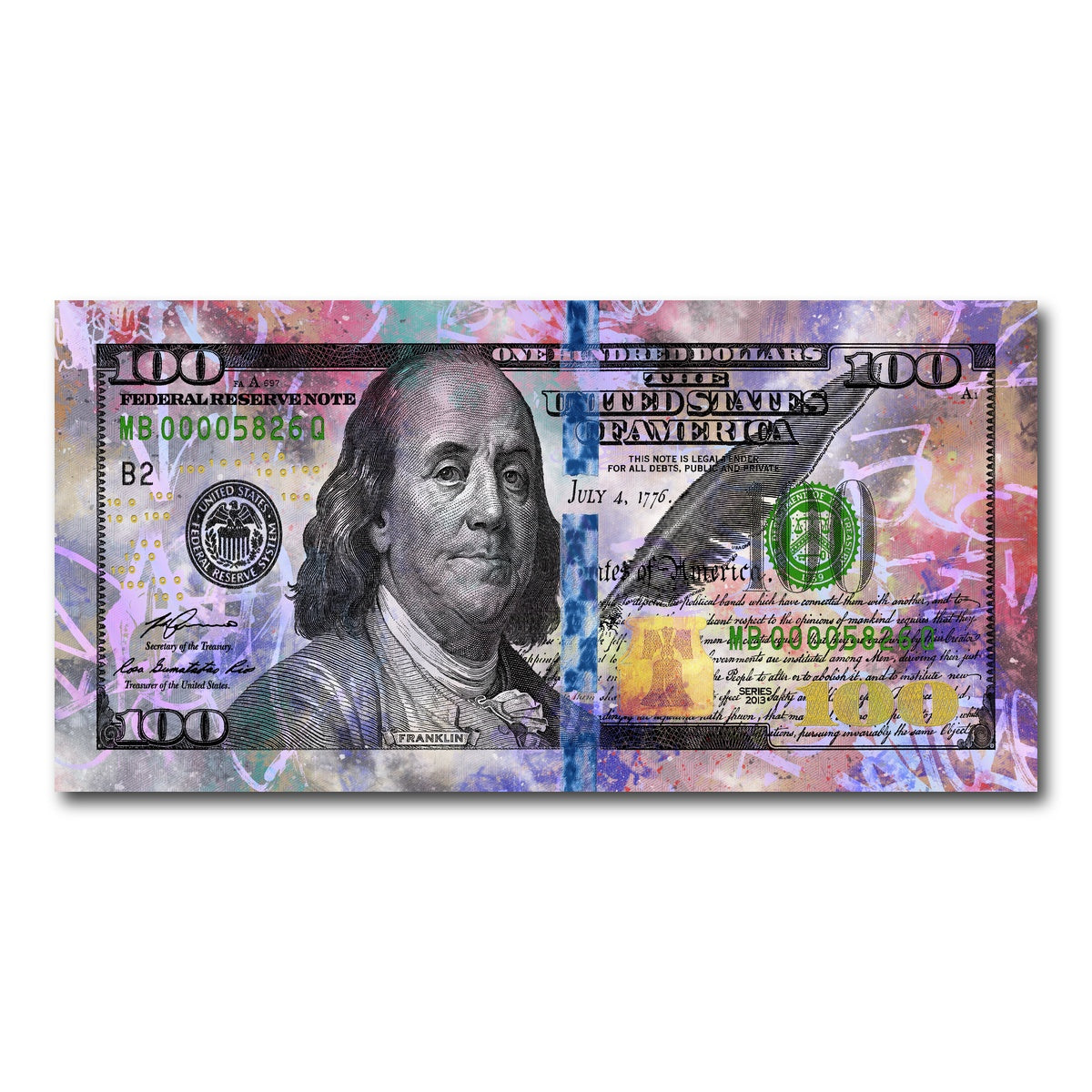 Abstract Benny Front Wall Art