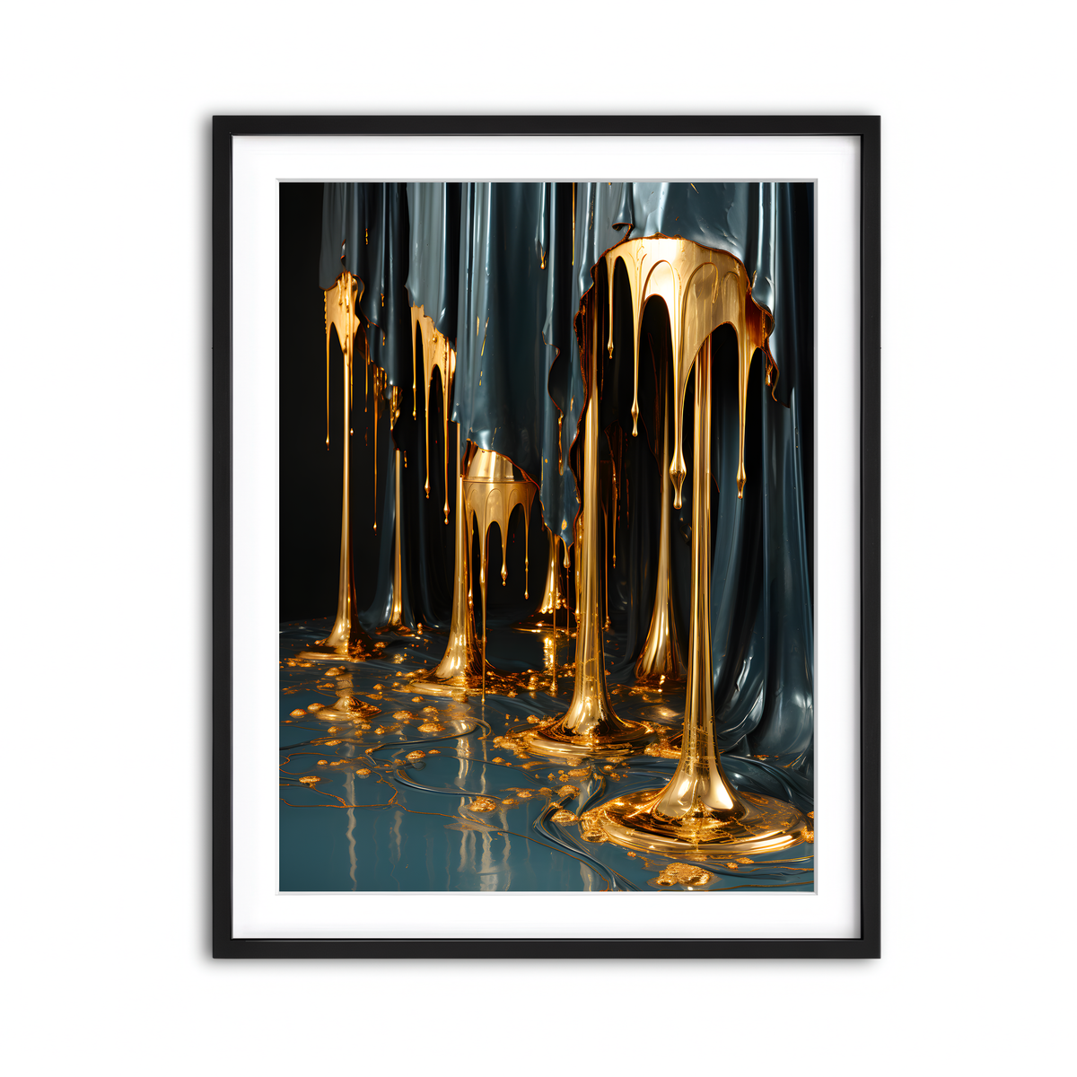 Framed Print 3x4 Black