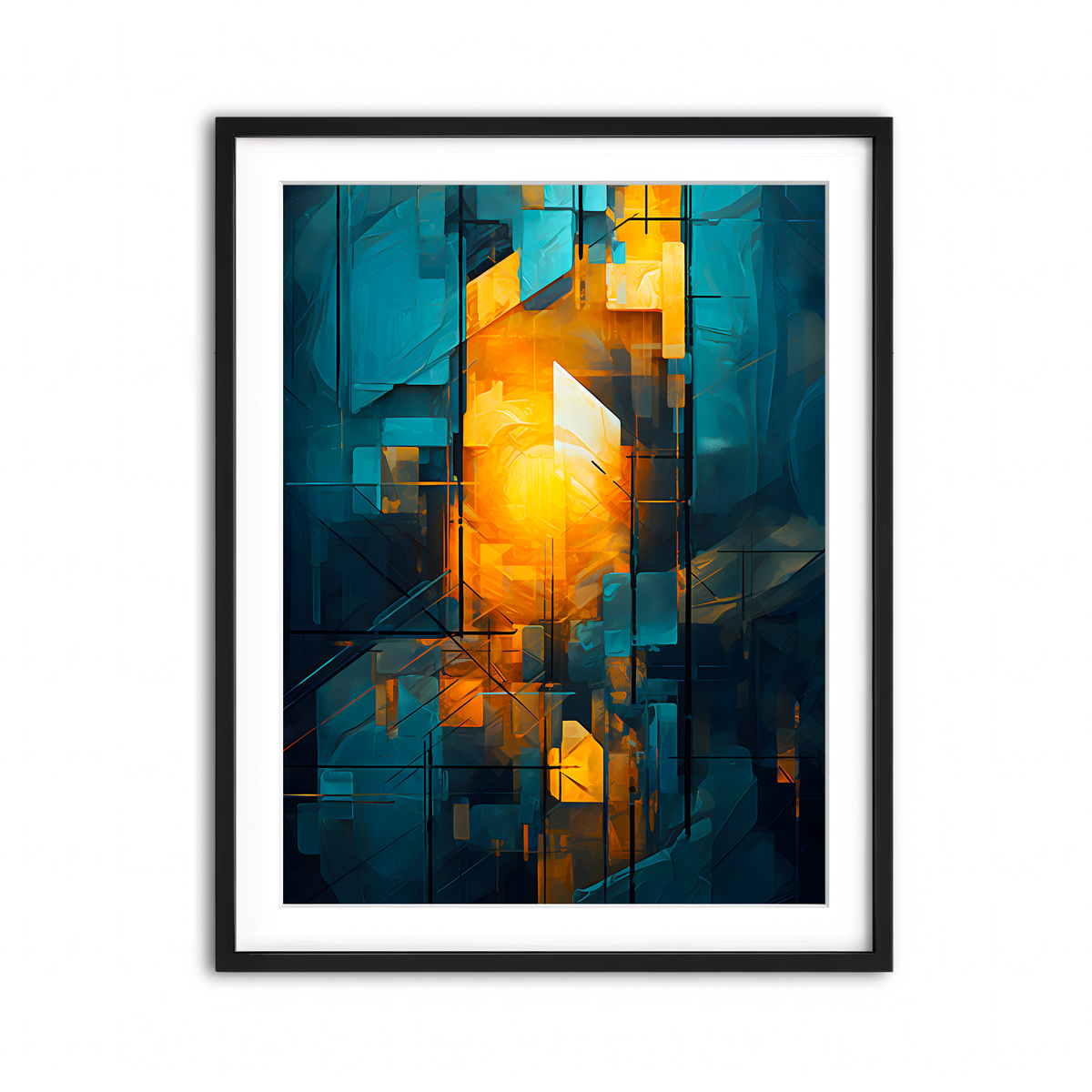 Framed Print 3x4 Black