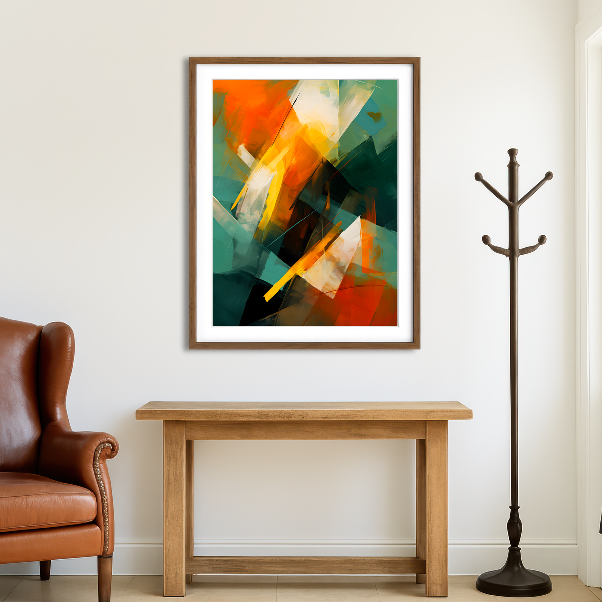 AUTO-MOCKUP ROOM | Abstract - Shapes Series 10 Wall Art
