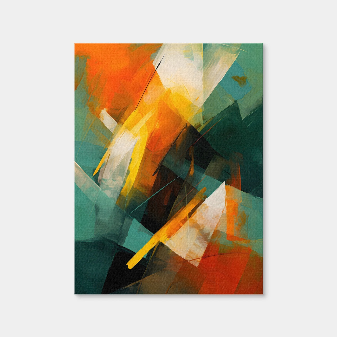 AUTO-MOCKUP WHITE | Abstract - Shapes Series 10 | 1 Piece | Gallery Wrap Canvas | group=3x4