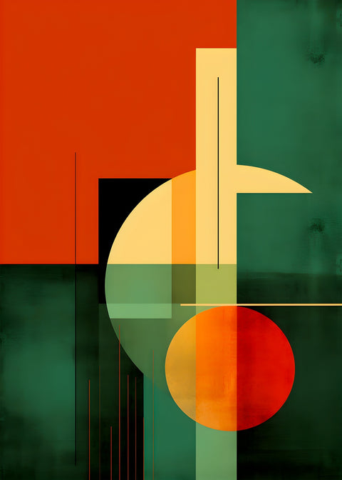 Abstract - Shapes series 4 Wall Art
