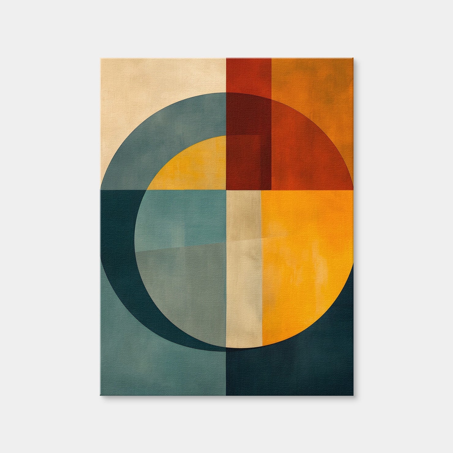AUTO-MOCKUP WHITE | Abstract - Shapes Series 8 | 1 Piece | Gallery Wrap Canvas | group=3x4