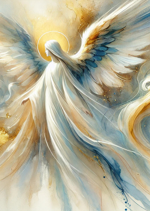 Abstract Angel Wall Art