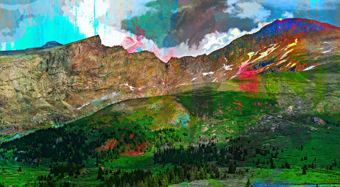 Abstract Bierstadt Wall Art