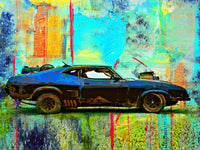 Abstract Interceptor Wall Art