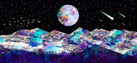 Abstract Moon Wall Art