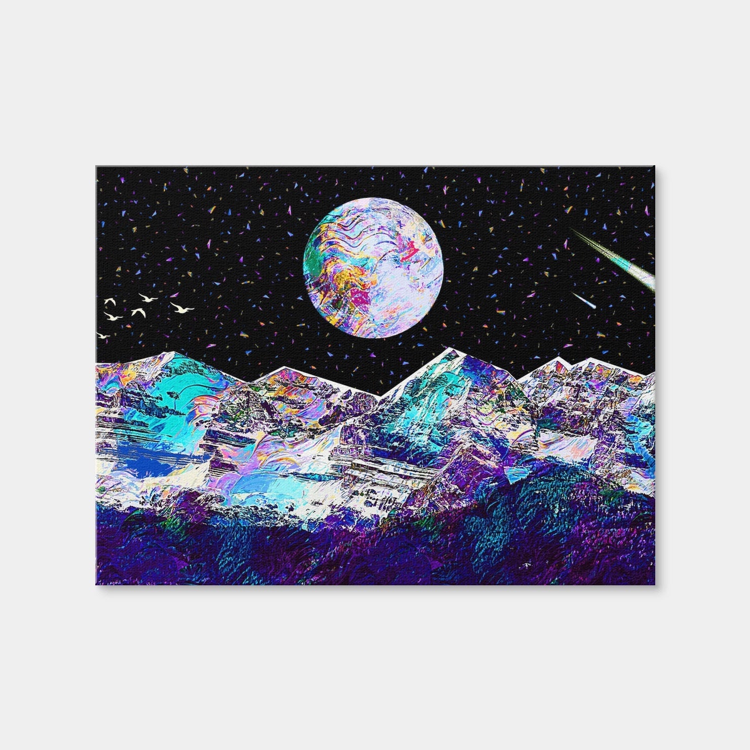 AUTO-MOCKUP WHITE | Abstract Moon | 1 Piece | Gallery Wrap Canvas | group=4x3