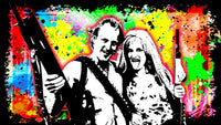 Abstract Natural Born Killers Wall Art