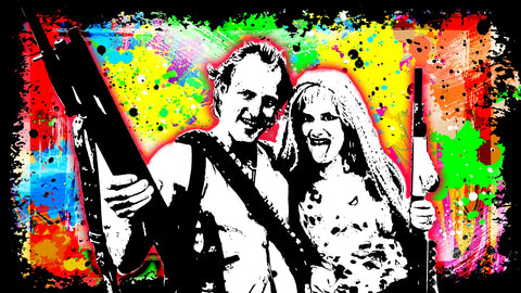 Abstract Natural Born Killers Wall Art