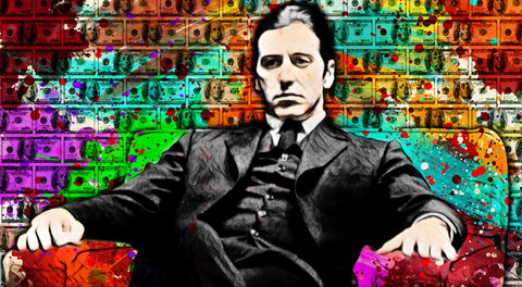 Abstract godfather Wall Art