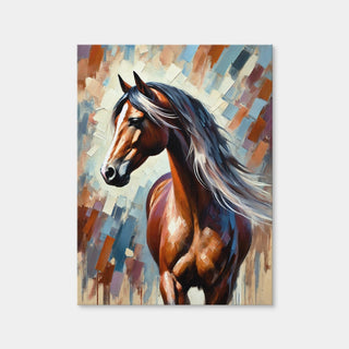 AUTO-MOCKUP WHITE | Acrylic Horse | 1 Piece | Gallery Wrap Canvas | group=3x4